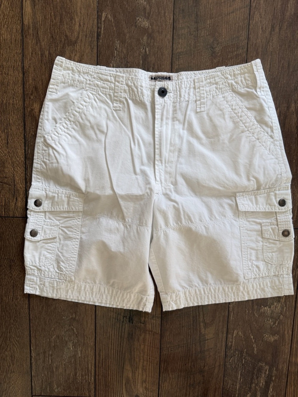 Express Flat Front Light Weight Cargo Shorts